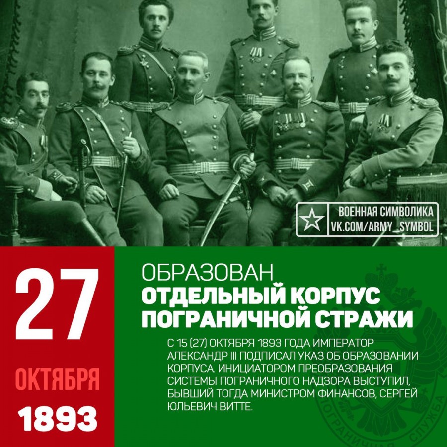 ИСТОРИЯ СОЗДАНИЯ ОТДЕЛЬНОГО КОРПУСА ПОГРАНИЧНОЙ СТРАЖИ — Нижегородский  пограничник